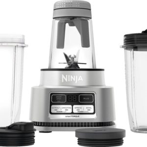 Ninja - Ninja® Foodi™ Power Nutri™ Duo® Smoothie Bowl Maker and Personal Blender 1200WP smartTORQUE™ 4 Auto-iQ® Presets - Silver