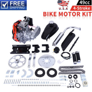 Full 49CC 4-Stroke Gas Petrol Motorized Bike Bicycle Engine Motor Kit Scooter