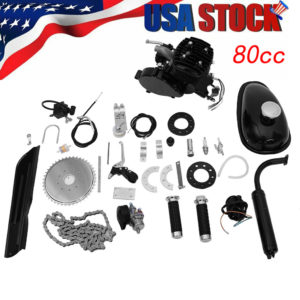 Full Set 80cc Bike Bicycle Motorized 2 Stroke Petrol Gas Motor Engine Kit Set