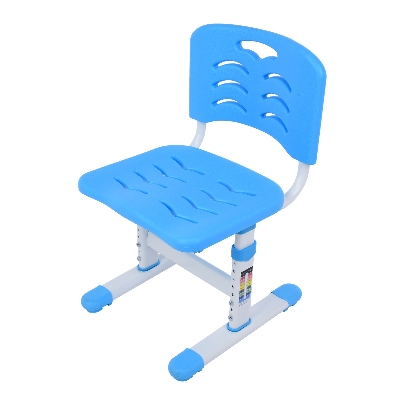 Height Adjustable Study Desk And Chair Set Pull Out Drawer With Tilted ...