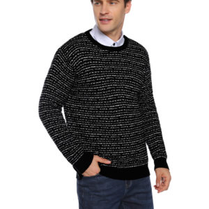 Men Jacquard Sweater