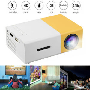 Portable Full HD 1080P LED Projector Smart Home Theater Cinema VGA/HDMI/USB/SD