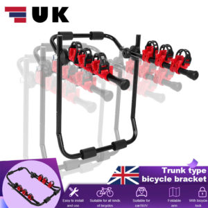 3 Bicycle Bike Car Cycle Carrier Rack Universal Fitting Saloon Hatchback Estate